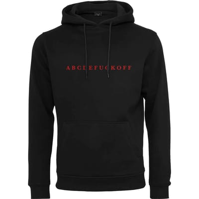 Mister Tee - ABC Hoodie/trui - XS - Zwart