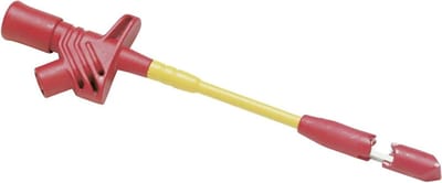 Fluke AC89 873448 Veiligheids-krokodilklem Bus 4 mm CAT IV 600 V, CAT III 1000 V Rood 1 stuk(s)