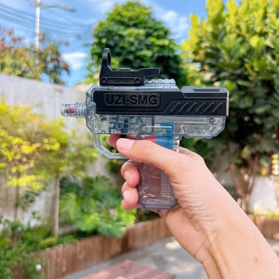 Nieuwigheid Uzi Waterpistool Handmatig Hoge Druk Automatische Schuifcilinder Waterblazer Zomer Strand Zwembad Vecht Speelgoed Cadeau Voor Kinderen Volwassenen Feest