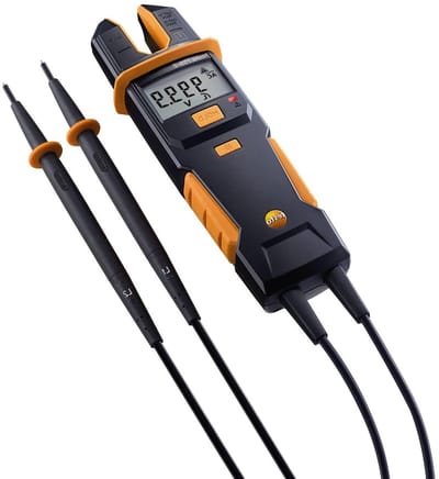 Stroomspanningsmeter - Spanningstester - Elektrische controles - Automatische meetherkenning - 1000V Bereik - Zwart