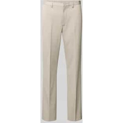 Stoffen broek met achterzakken