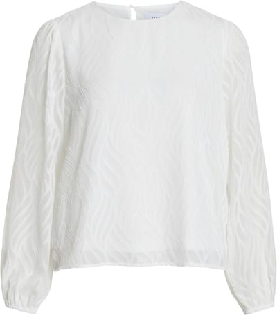 VILA Stijlvolle Blouse met Transparante Mouwen en Modieus Patroon