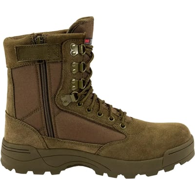 Brandit Laars - Tactical Boots Zipper - EU39 tot EU41 - voor Mannen - olijf