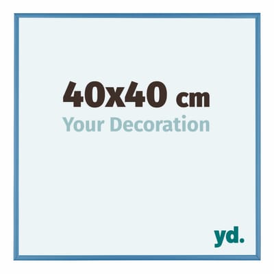 Your Decoration - Fotolijst 40x40 cm - Aluminium - Staal Blauw - Kent