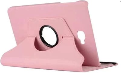 LuxeBass Hoesje geschikt voor Samsung Galaxy Tab A 10.1 2016 T580 Hoesje Lichtroze Draaibaar met Standaard