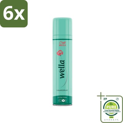 Wella Forte Hairspray Extra Sterk - Styling Spray - Ultra Sterke Versteviging - Makkelijk Uit te Borstelen - 250 ml - Voordeelverpakking - 6 stuks - Haarspray - Versteviging
