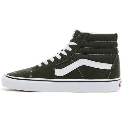 Vans Sk8 Canvas High Top Skateschoenen Unisex Sneakers Militairgroen VN0A4BV62LE 34.5 black