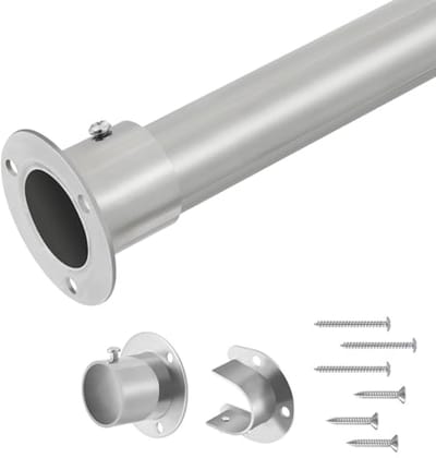 Telescopische Kledingstang 28 mm - Verstelbare Garderobestang voor Kast (74-160 cm)