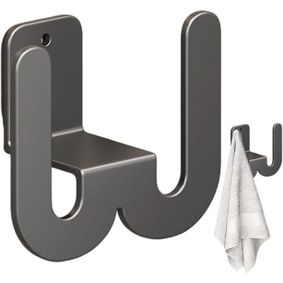Étagère à chaussures murale, organisateur de rangement pour pantoufles, design simple, porte-pantoufles pour salon, hall d'entrée, salle de bain, couloir gris