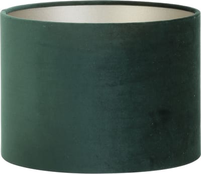 Light & Living Cilinder Lampenkap Velours - Dutch Green - Ø30x21cm - voor Tafellampen, Hanglampen