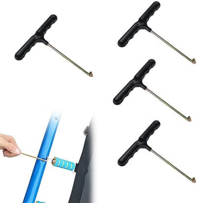 Store_7 - Trampoline Spring Tensioner - Veilig Springplezier - 4 Stuks - T-Hook Inclusief - Verstelbaar en Duurzaam - Geschikt voor Kinderen en Vol...