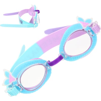 Zwemkleding Zeemeermin Zwembril Kinderen Zwemmen Aqua Silicagel voor 3-6 Peuters white