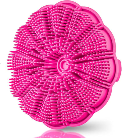 Siliconen Lichaamsscrubber - Doucheborstel Exfoliërend - Diepe Huidreiniging - Schuimende Werking Duurzaam - 1161 x 1161 cm - Rood