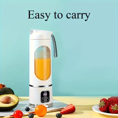 Draadloze Portable Blender USB Oplaadbaar – Mini Smoothie Maker To Go – 300ml – Krachtige Smoothie Blender voor Fruit, Milkshake & Groente – BPA-vrij – Makkelijk Schoon te Maken