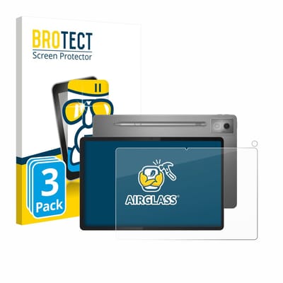 Screenprotector 3 Stuks voor Lenovo Idea Tab Pro 12.7" (Voor+Camera) Beschermglas transparant