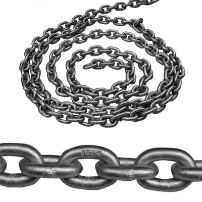 Lofrans Gegalvaniseerde Ketting Iso 4565/din 766/g40 Gekalibreerd 6 Mm 50 M Grijs