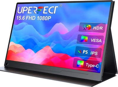 White-Label® Portable Monitor - Draagbare Scherm - Gaming - Full HD - Zwart