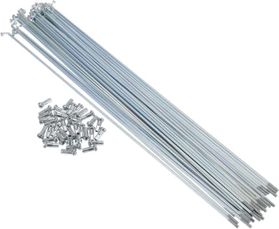 Fietsspaken - Wielspaken Fiets - Fietsreparatie - Verzinkt Staal - 285mm 13G - Zilverkleurig