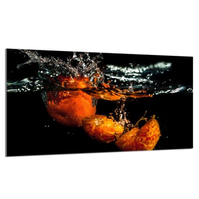 TMK ArtDeko Owoce Serie - Glasbeschermplaat - 90x52 cm - Keukendeksel - Snijplank