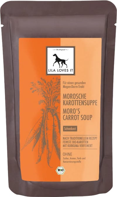 Lila loves it - Moro Soup voor honden - natuurlijke ondersteuning voor de spijsvertering - 130ml