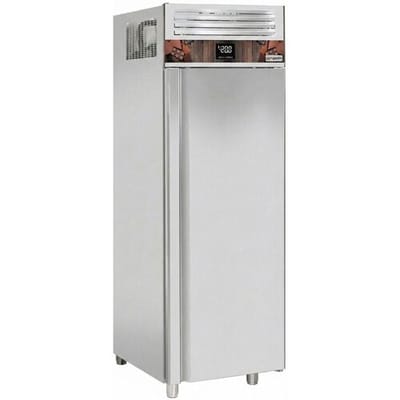GGM Gastro Schokoladenkühlschrank Edelstahl PREMIUM - GN 2/1 - 700 Liter - mit 1 Tür Zilver