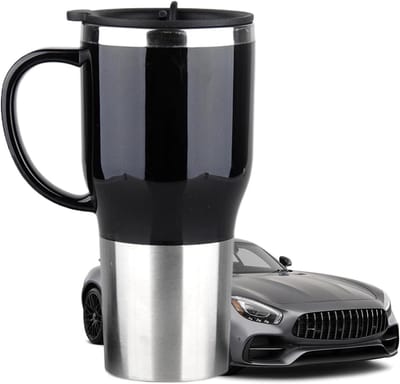 Auto Waterkoker - Reismok Boiler - Dranken Warm Houden - Handig Handvatontwerp - 450ml Capaciteit - Zwart