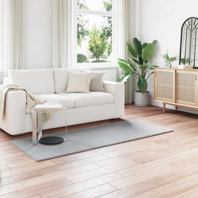 vidaXL - Antislip - vloerkleed - van - imitatie - konijnenbont - OLITE - Grijs