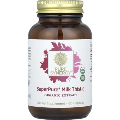 Pure Synergy, Super Pure Mariadistel Biologisch Extract, 60 Capsules