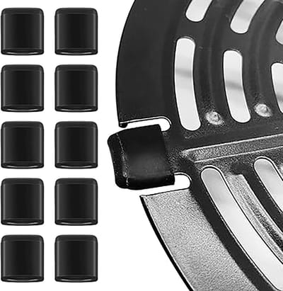 Dailygoods- Rubberen Bumpers - 10 Stuks - Antislip Accessoires - Silicone - Universele Onderdelen - 1,1 x 1,1 cm - Bescherming voor Luchtfriteuse