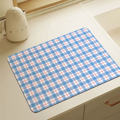 Afvoermat - kan ook gebruikt worden als warmte-isolerende mat - 30x40 cm - geschikt voor koffiebarbalies en eettafels - beschermt keukenbladen en werkbladen.