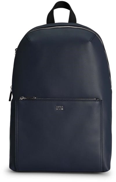 BOSS Vrije tijd rugzak Rugzak met laptopvak Jinko Backpack Dark Blue Donkerblauw