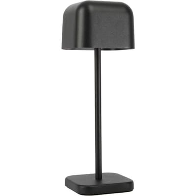 KS Verlichting Draadloze Tafellamp Oplaadbaar - Cabo - Zwart - 20cm - Bureaulamp - LED - Touch - Dimbaar