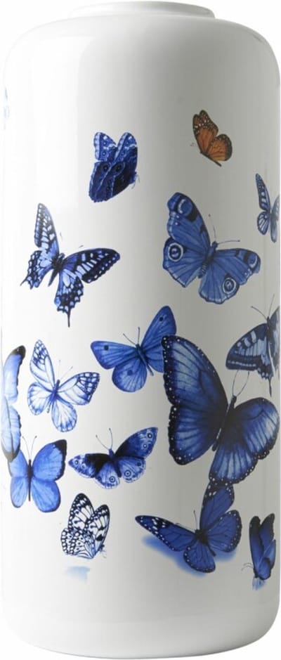 Cilindervaas Vlinders - Keramiek - 31 cm
