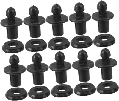 Vlieger Frame Connectoren - Reparatieset Vlieger - Vlieger Vliegplezier - Verbeterde Stabiliteit - 16x10mm - Zwart
