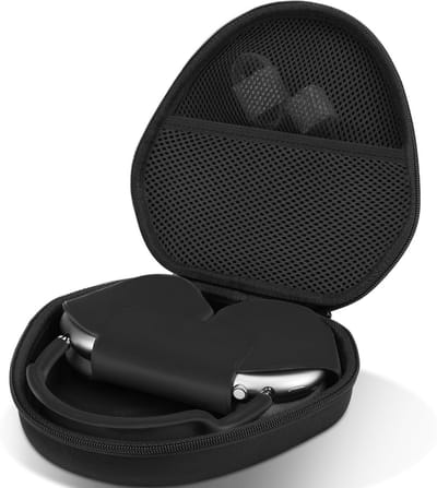 Duurzame Hard Case voor Draadloze Noise Cancelling Hoofdtelefoon, Bescherming en Stijl (Zwart)