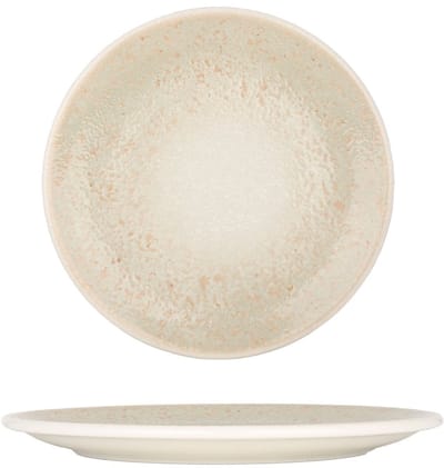 By Bone Dessertbord - Natura - Porselein - 19 cm - set van 6