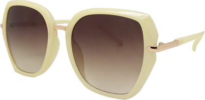 Sun Fun Oversized Retro Zonnebril - Premium Zonnebril - Dames - Trendy & Cool - Festival Zonnebril - UV400