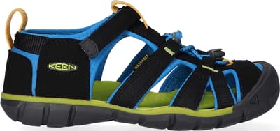 Keen - Seacamp II Younger Kids Sandalen Black/Brilliant Blue - Maat 25/26