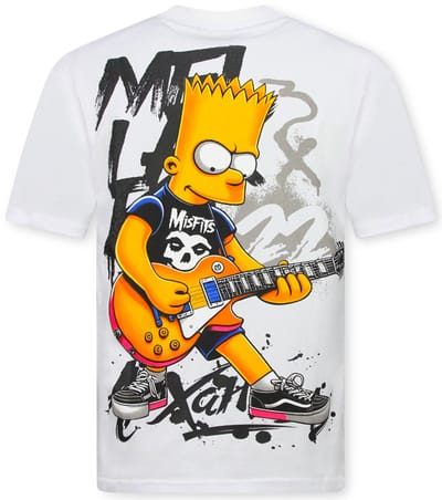 Oversized T shirt Heren - Tshirt Heren met Print - T-shirts Heren Grappig - Fun Shirt Simpsons -1991- Wit