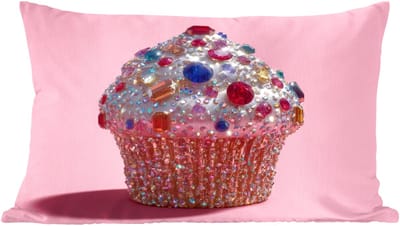 Sierkussens - Kussentjes Woonkamer - 60x40 cm - Cupcake - Kleurrijk - Edelstenen