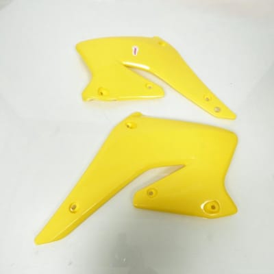 Ouïes,Écope de radiateur Droit et gauche Polisport pour moto Suzuki 250 RMZ Neuf