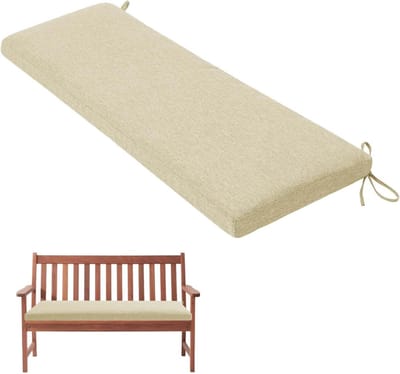 Bankkussen - Zitkussen Tuin - Comfortabel Zitten - Afneembare Hoes - 170 x 35 cm - Lichtblauw
