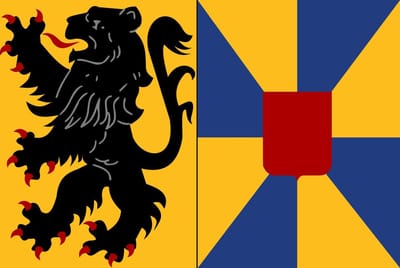 Vlag Kortemark 100x150cm