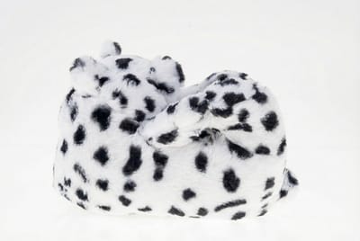 Grappige pantoffels | Beren sloffen | Zwart / wit | One size fits all maat 32 t/m 38 voor Kinderen, Dames en Heren | Beer Pantoffel | Pluche dierenpantoffels | zachte binnenschoenen | Sloffen en Pantoffels maat 32, 33, 34, 35, 36, 37, 38