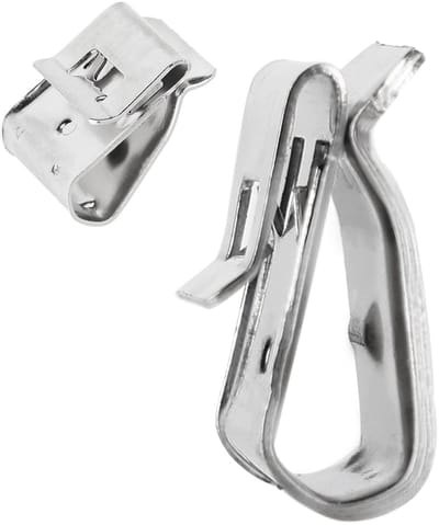 Famanu – 50 stuks kabelclips - roestvrijstalen kabelklemmen - kabelclips - aanhangerframe - draadklemmen - kabelbevestiging - kabelhouder voor kabelbeheer - zonnepaneel