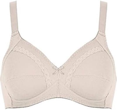Naturana 100% katoenen soft BH zonder beugels maat 90F beige