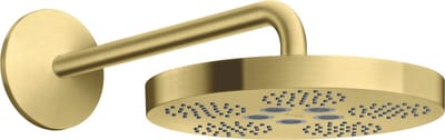 Axor One - Hoofddouche, diameter 28 cm, geborsteld messing 48491950