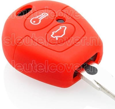 Autosleutel Hoesje geschikt voor Ford - SleutelCover - Silicone Autosleutel Cover - Sleutelhoesje Rood