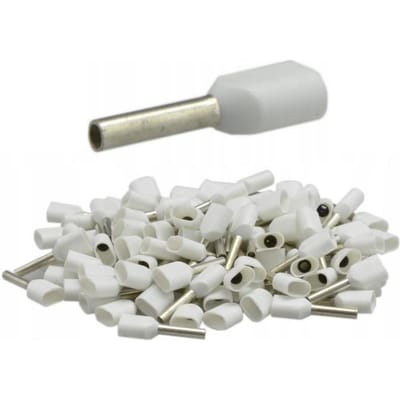 Trytyt - Dubbele Geïsoleerde Ferrule - 2x0.75/8 mm - 100 stuks - Wit
