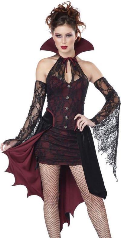 Vampire Vixen Volwassenen Vrouwen Rood Bekende personages Maat 2XL